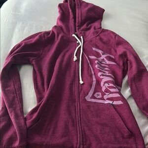 Burgundy Hoodie with Logo